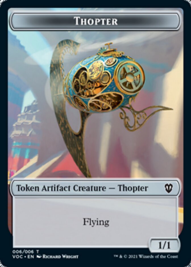 Spirit (003) // Thopter Double-Sided Token [Innistrad: Crimson Vow Commander Tokens] | Gamers Paradise