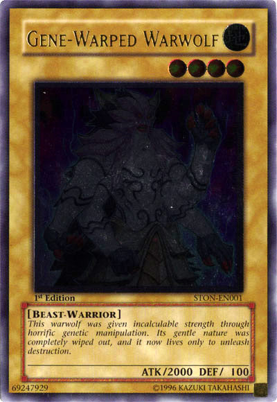 Gene-Warped Warwolf [STON-EN001] Ultimate Rare | Gamers Paradise