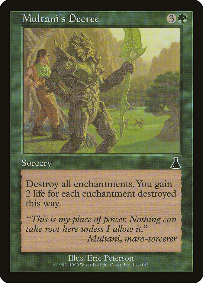 Multani's Decree [Urza's Destiny] | Gamers Paradise