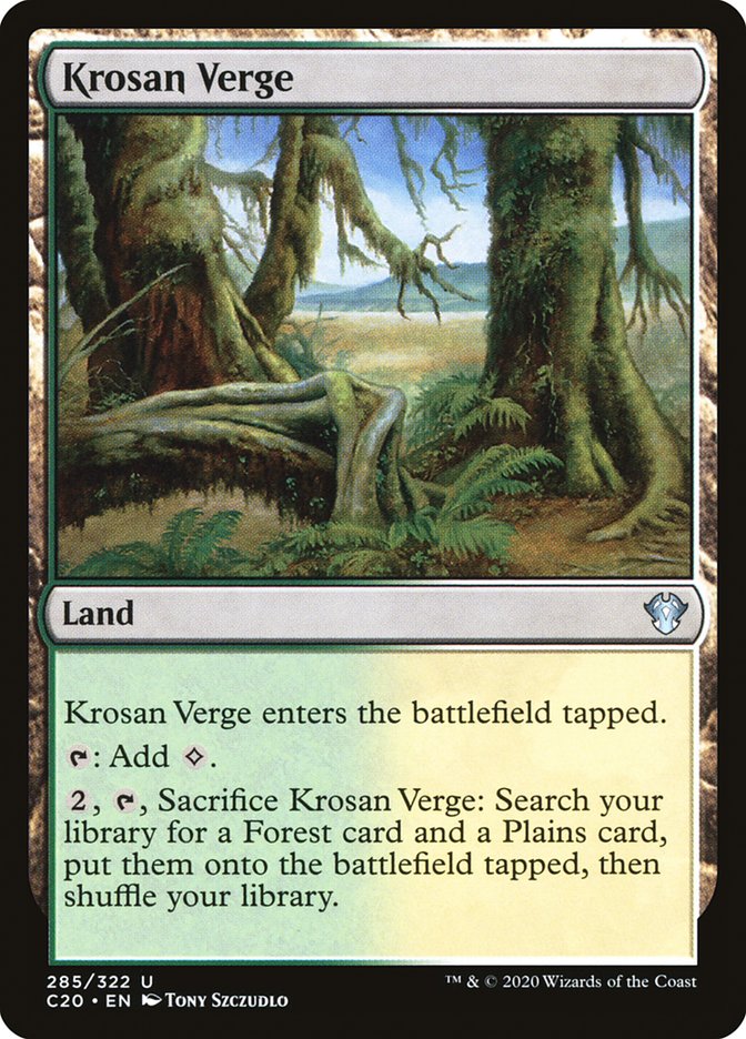 Krosan Verge [Commander 2020] | Gamers Paradise
