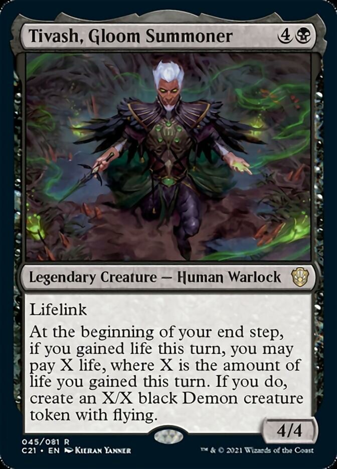 Tivash, Gloom Summoner [Commander 2021] | Gamers Paradise