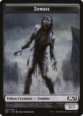 Saproling // Zombie Double-Sided Token [Core Set 2021 Tokens] | Gamers Paradise