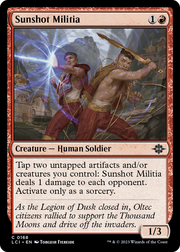 Sunshot Militia [The Lost Caverns of Ixalan] | Gamers Paradise