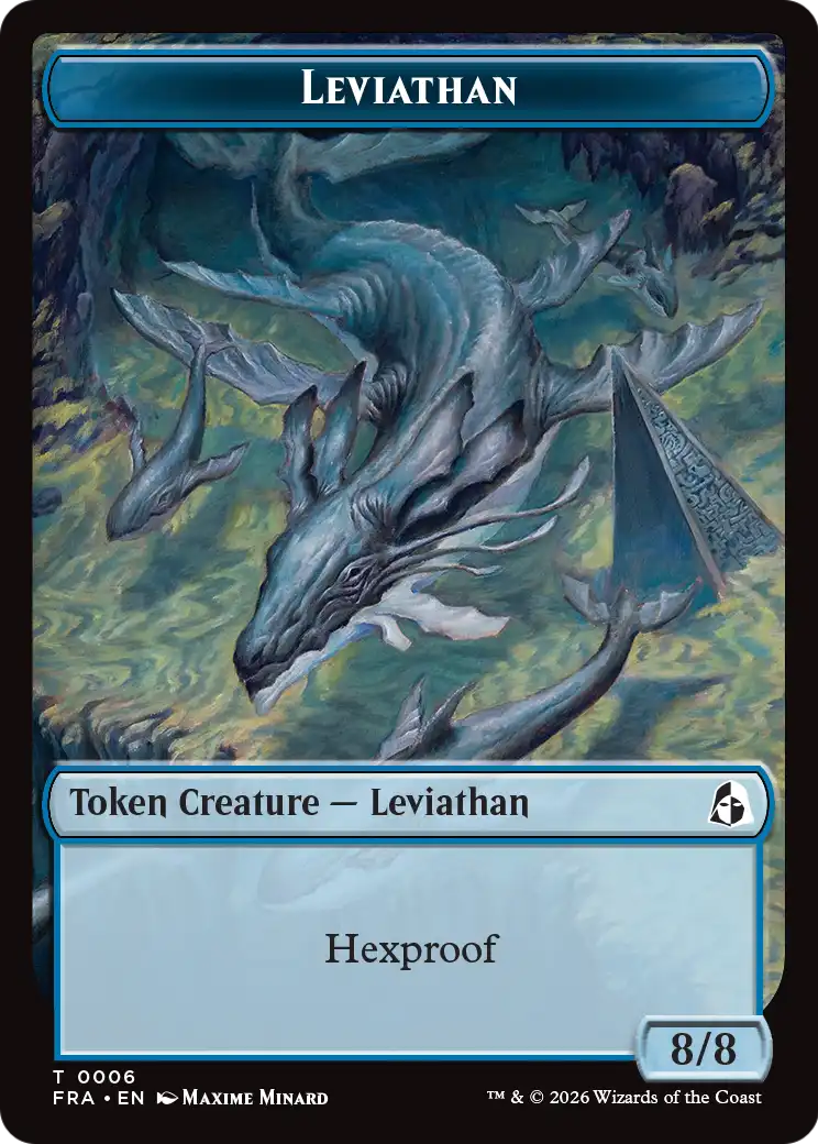 Leviathan // Beast Double-Sided Token [Reality Fracture Tokens] | Gamers Paradise