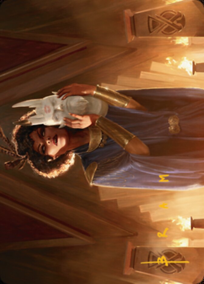 Cormela, Glamour Thief Art Card (Gold-Stamped Signature) [Streets of New Capenna Art Series] | Gamers Paradise