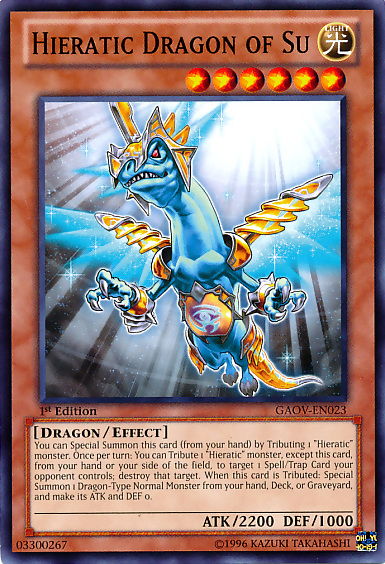 Hieratic Dragon of Su [GAOV-EN023] Common | Gamers Paradise