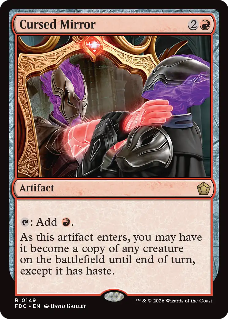 Cursed Mirror [Foundations Commander] | Gamers Paradise