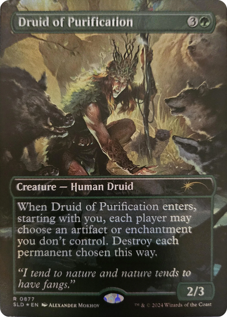 Druid of Purification (Rainbow Foil) [Secret Lair Drop Series] | Gamers Paradise