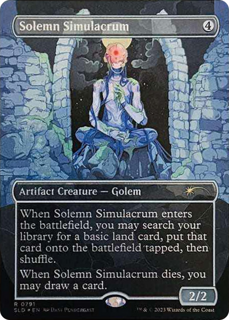 Solemn Simulacrum (0791) (Galaxy Foil) [Secret Lair Drop Series] | Gamers Paradise