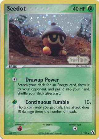 Seedot (61/92) (Stamped) [EX: Legend Maker] | Gamers Paradise