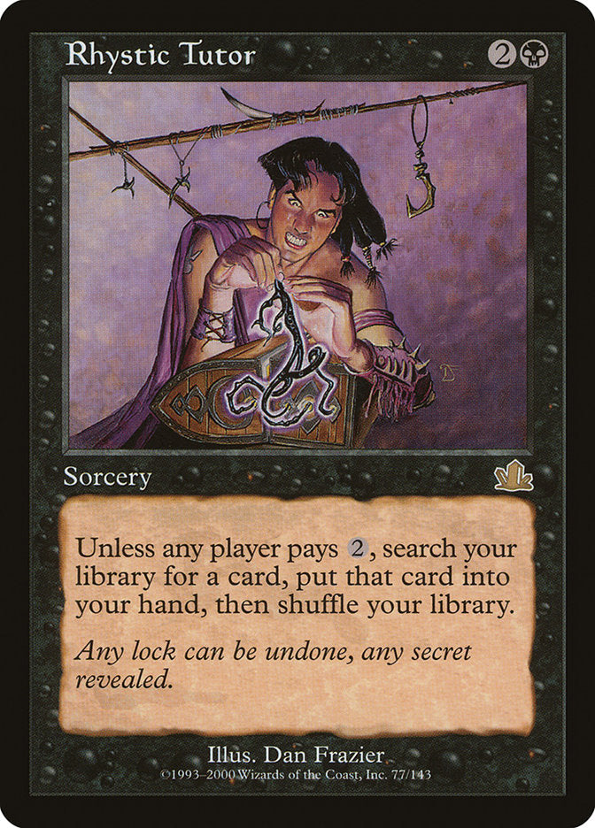 Rhystic Tutor [Prophecy] | Gamers Paradise
