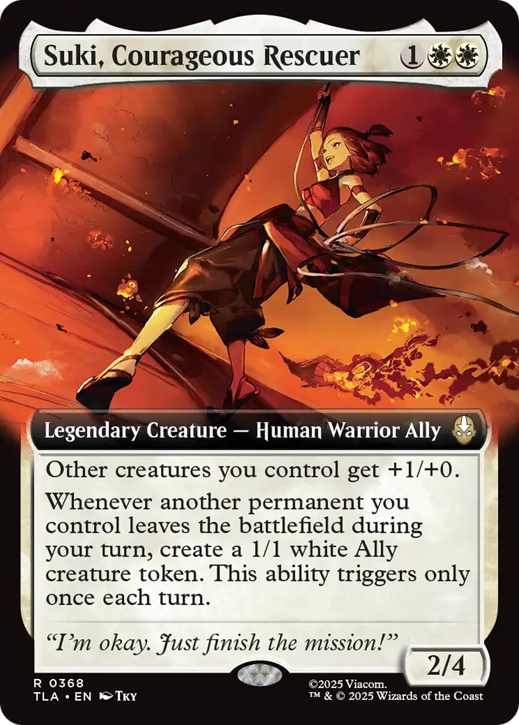 Suki, Courageous Rescuer (Extended Art) [Avatar: The Last Airbender] | Gamers Paradise