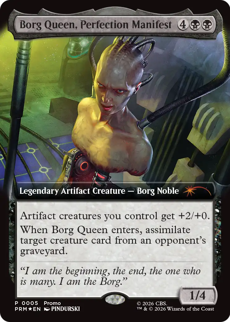Borg Queen, Perfection Manifest (Extended Art) [Star Trek Promos] | Gamers Paradise