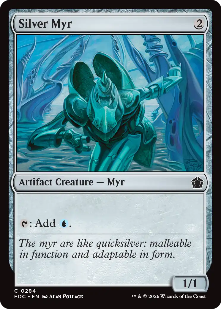 Silver Myr [Foundations Commander] | Gamers Paradise