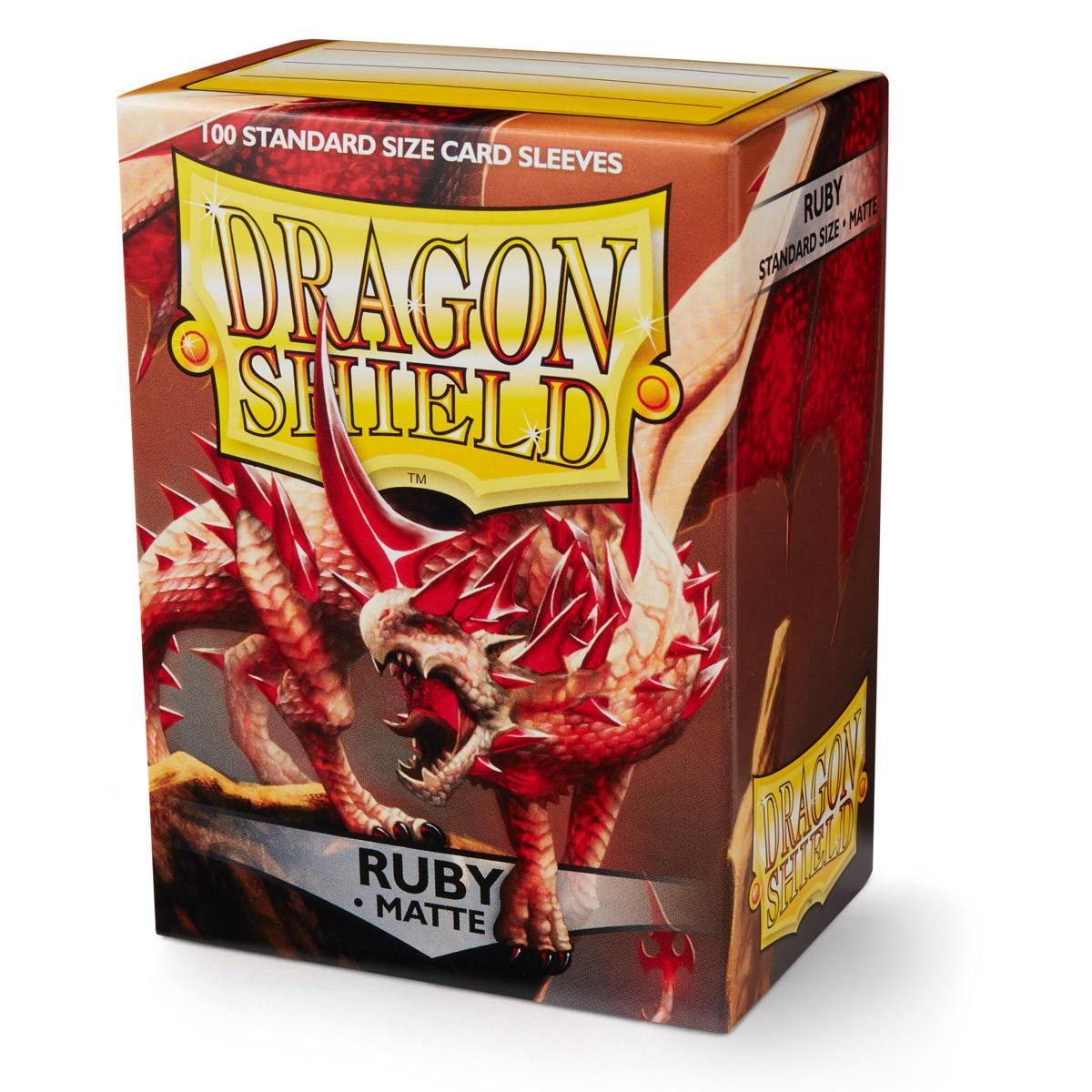 Dragon Shield: Standard 100ct Sleeves - Ruby (Matte) | Gamers Paradise