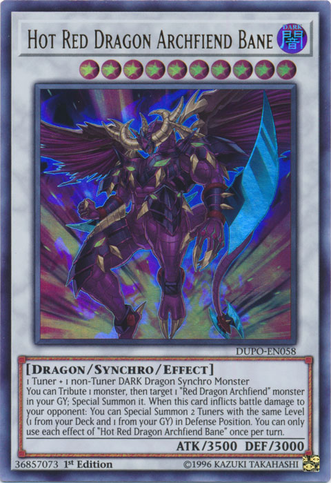 Hot Red Dragon Archfiend Bane [DUPO-EN058] Ultra Rare | Gamers Paradise