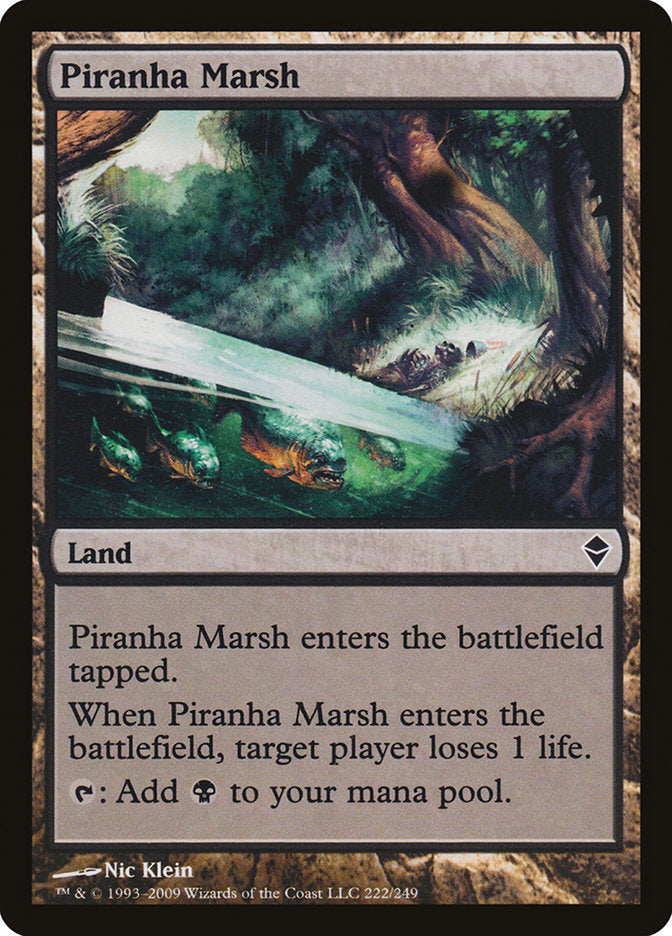 Piranha Marsh [Zendikar] | Gamers Paradise