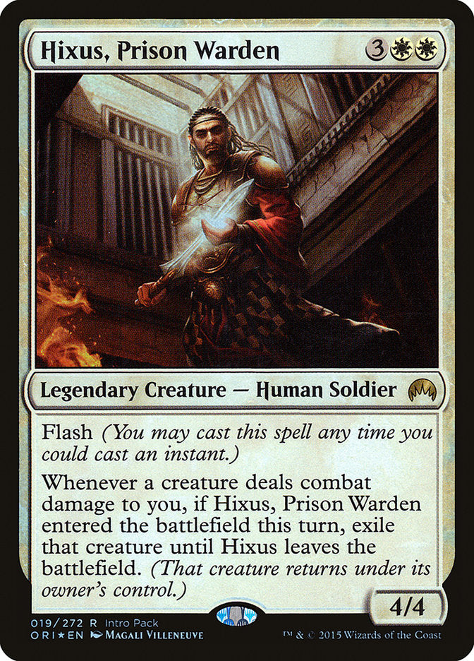 Hixus, Prison Warden (Intro Pack) [Magic Origins Promos] | Gamers Paradise