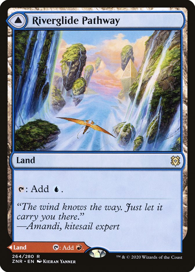 Riverglide Pathway // Lavaglide Pathway [Zendikar Rising] | Gamers Paradise