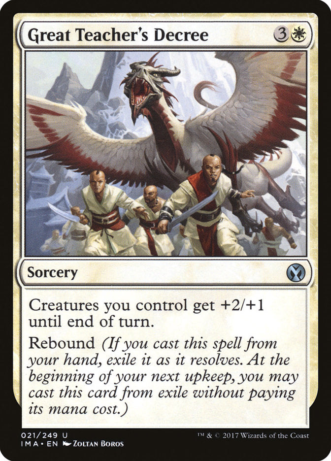 Great Teacher's Decree [Iconic Masters] | Gamers Paradise