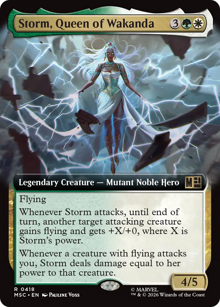 Storm, Queen of Wakanda (Extended Art) [Marvel Super Heroes Commander] | Gamers Paradise