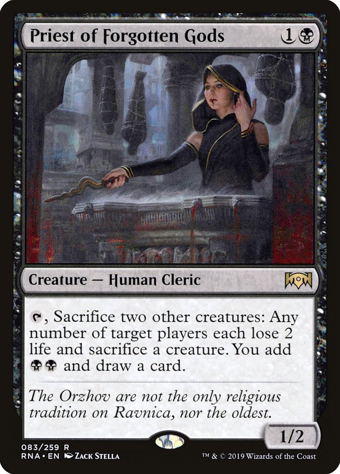 Priest of Forgotten Gods [Ravnica Allegiance] | Gamers Paradise