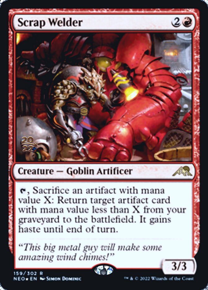 Scrap Welder [Kamigawa: Neon Dynasty Prerelease Promos] | Gamers Paradise