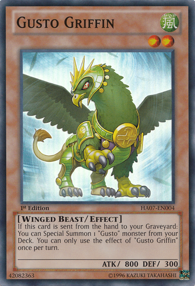 Gusto Griffin [HA07-EN004] Super Rare | Gamers Paradise