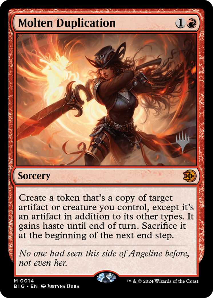 Molten Duplication [Outlaws of Thunder Junction: The Big Score Promos] | Gamers Paradise