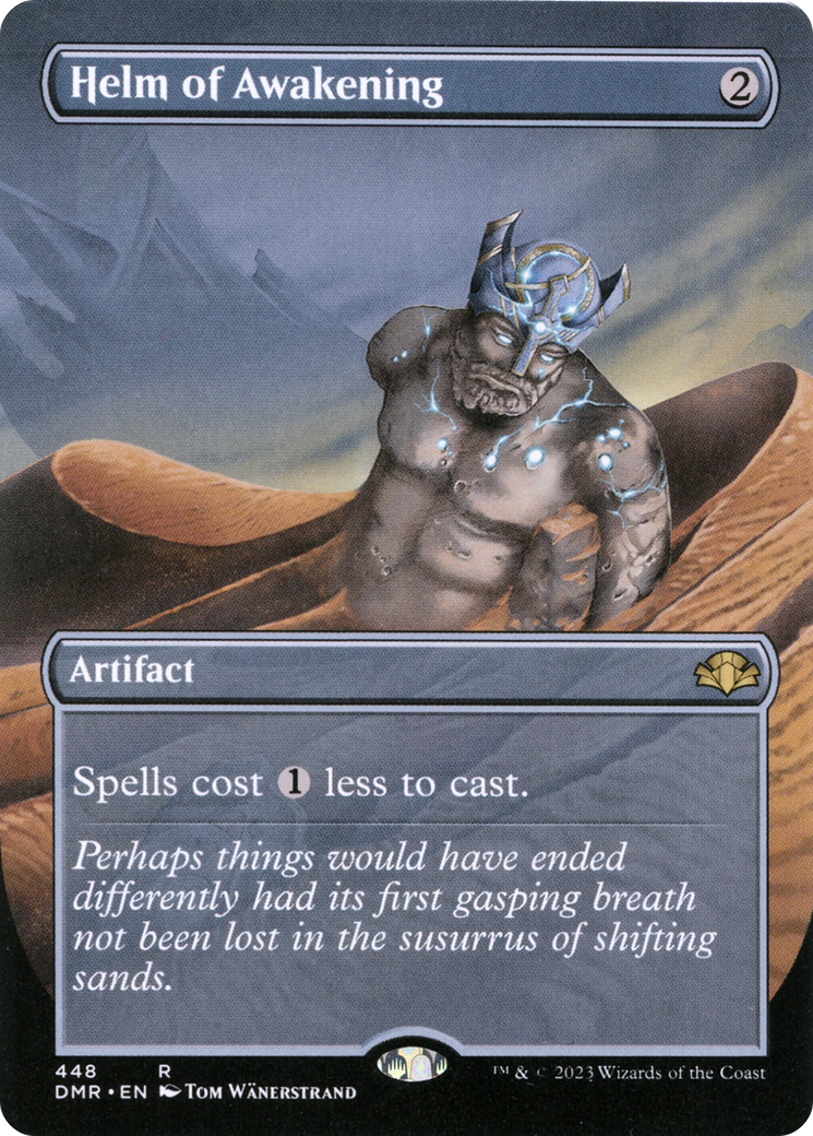 Helm of Awakening (Borderless Alternate Art) [Dominaria Remastered] | Gamers Paradise