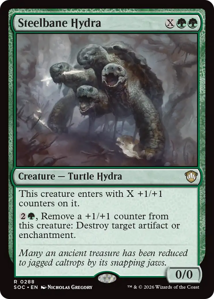 Steelbane Hydra [Secrets of Strixhaven Commander] | Gamers Paradise