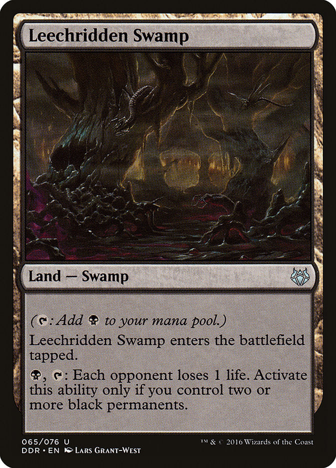 Leechridden Swamp [Duel Decks: Nissa vs. Ob Nixilis] | Gamers Paradise