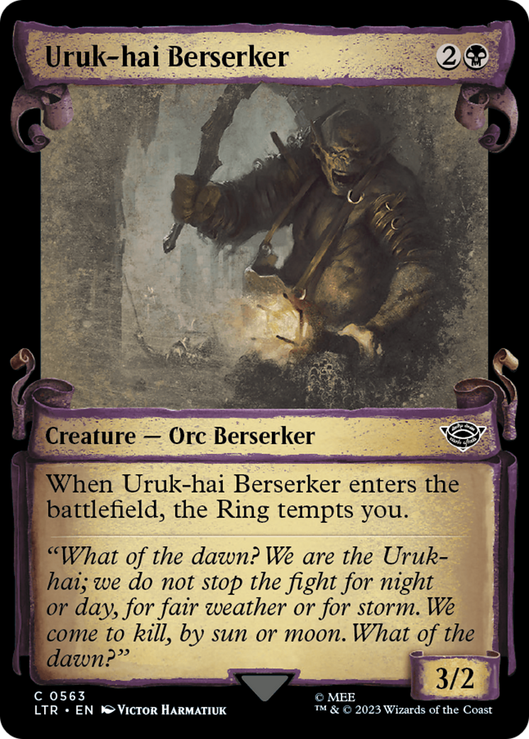 Uruk-hai Berserker [The Lord of the Rings: Tales of Middle-Earth Showcase Scrolls] | Gamers Paradise