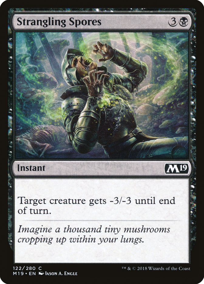 Strangling Spores [Core Set 2019] | Gamers Paradise