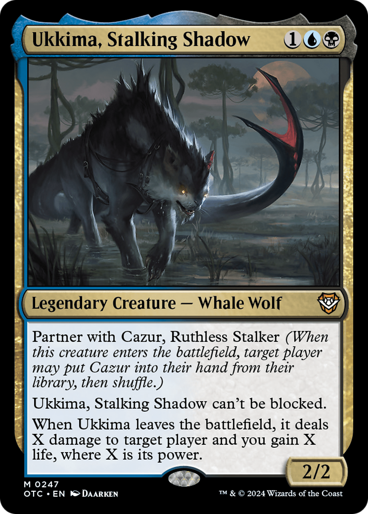 Ukkima, Stalking Shadow [Outlaws of Thunder Junction Commander] | Gamers Paradise