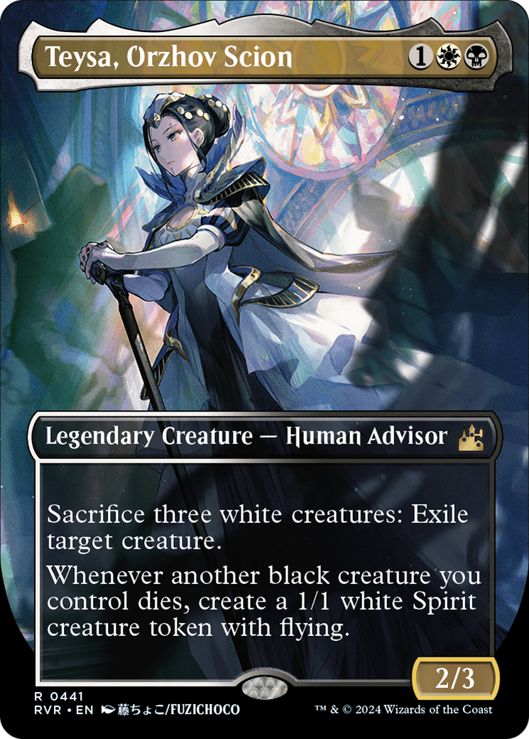 Teysa, Orzhov Scion (Anime Borderless) [Ravnica Remastered] | Gamers Paradise