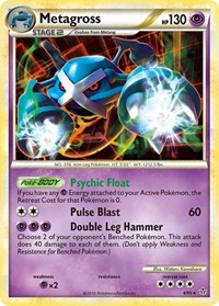 Metagross (4/95) (Cracked Ice Holo) (Theme Deck Exclusive) [HeartGold & SoulSilver: Unleashed] | Gamers Paradise