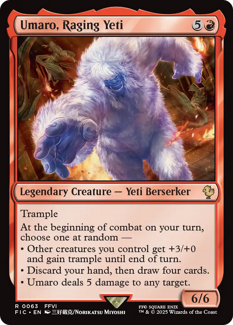 Umaro, Raging Yeti [FINAL FANTASY Commander] | Gamers Paradise