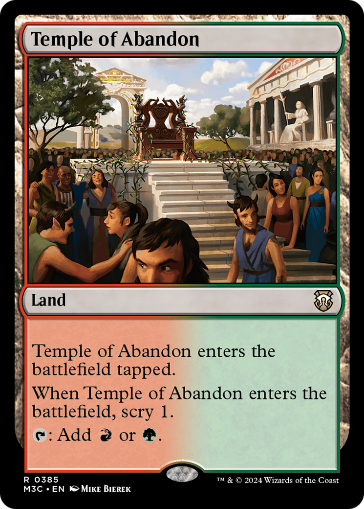 Temple of Abandon [Modern Horizons 3 Commander] | Gamers Paradise