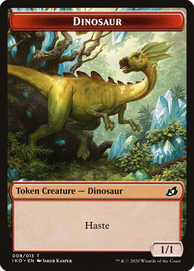 Dinosaur Token [Ikoria: Lair of Behemoths Tokens] | Gamers Paradise