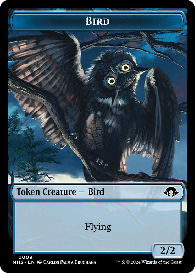 Eldrazi Spawn // Bird Double-Sided Token [Modern Horizons 3 Tokens] | Gamers Paradise