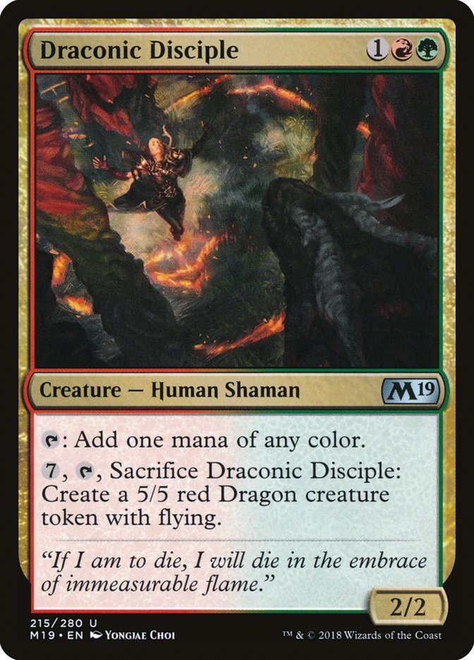 Draconic Disciple [Core Set 2019] | Gamers Paradise