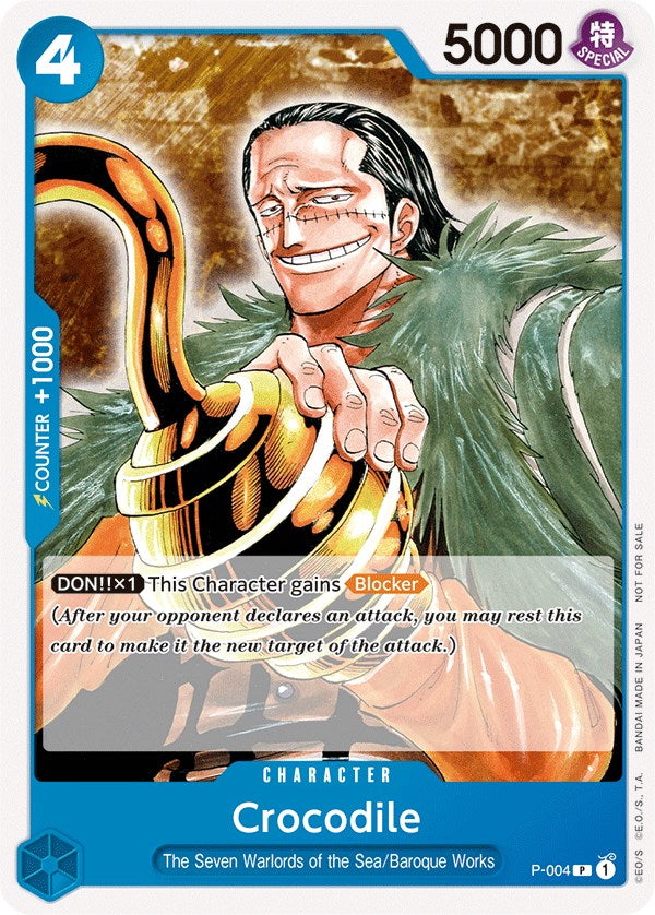 Crocodile (Promotion Pack 2022) [One Piece Promotion Cards] | Gamers Paradise