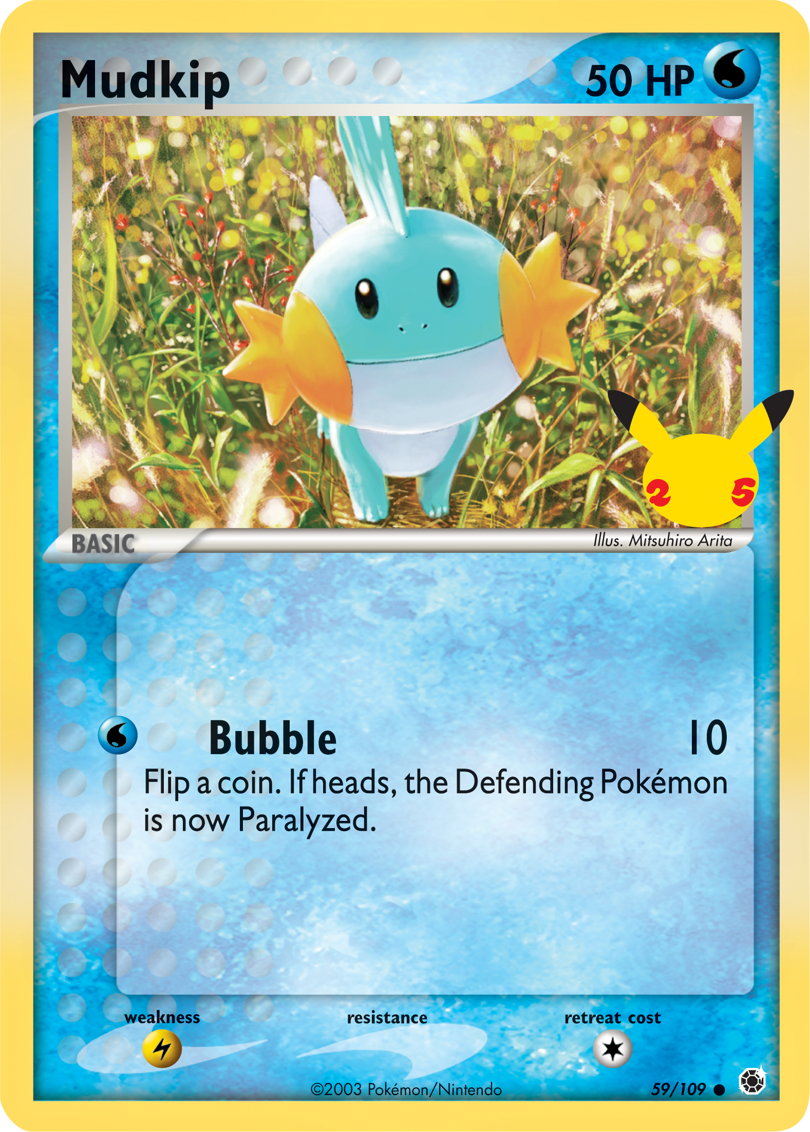 Mudkip (59/109) (Jumbo Card) [First Partner Pack] | Gamers Paradise