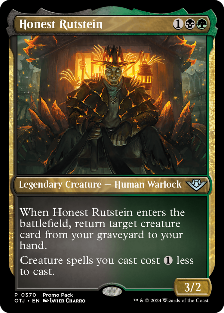 Honest Rutstein (Promo Pack) [Outlaws of Thunder Junction Promos] | Gamers Paradise