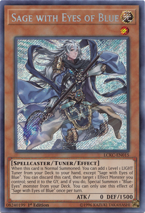 Sage with Eyes of Blue [LCKC-EN015] Secret Rare | Gamers Paradise