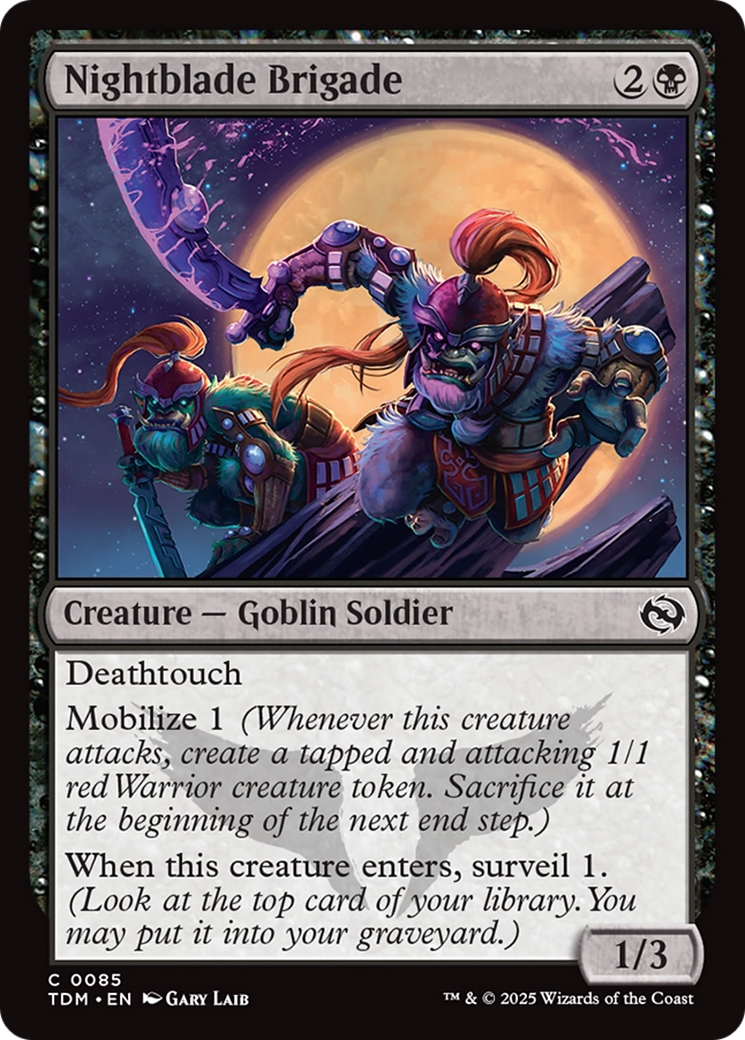Nightblade Brigade [Tarkir: Dragonstorm] | Gamers Paradise