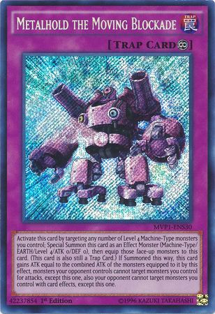 Metalhold the Moving Blockade [MVP1-ENS30] Secret Rare | Gamers Paradise