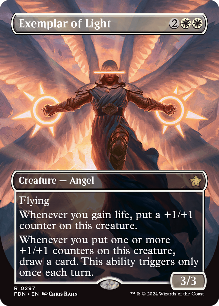 Exemplar of Light (Borderless) [Foundations] | Gamers Paradise