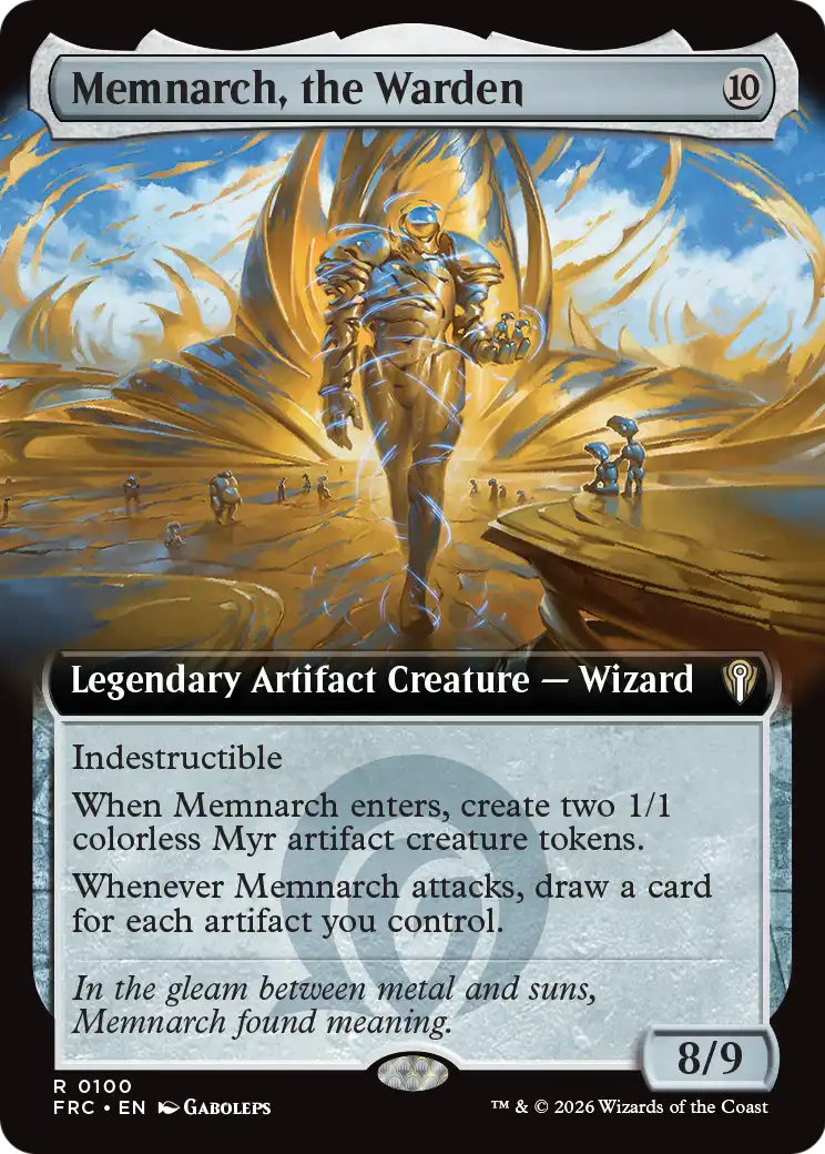 Memnarch, the Warden (Extended Art) [Reality Fracture Commander] | Gamers Paradise